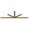 Ekena Millwork Saratoga Smooth Timber Gable Bracket, Western Red Cedar, 96"W x 32"H x 1 1/2"D x 3 1/2"F, 8/12 Pitch GBW096X32X0204SAR00SWR - alternate 3